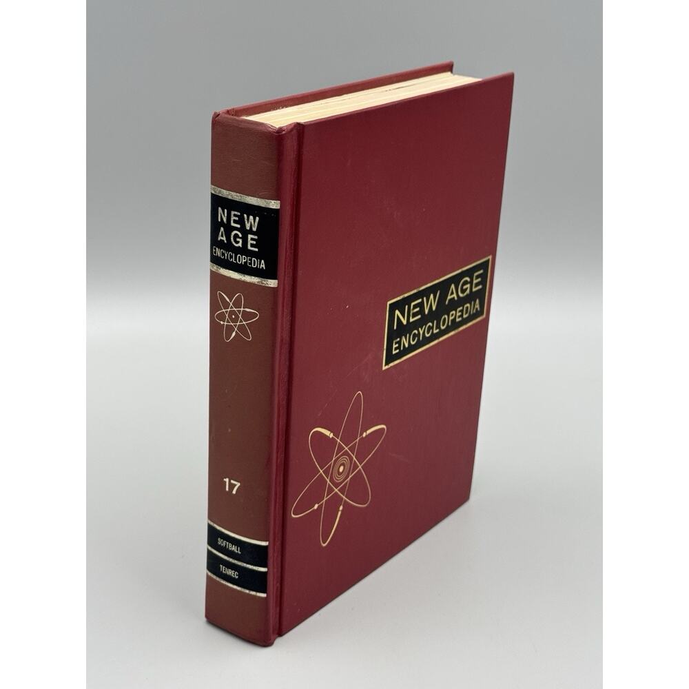 1978 New Age ENCYCLOPEDIA Vol-17 Softball Tenrec Hardcover Book